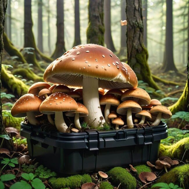 Przechowywanie pieczarek w woreczkach z papieru